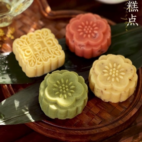 绿豆糕杭州特产桂花糕茶